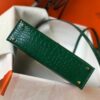 Hermes Mini Kelly 19 Green Crocodile Bag For Women, Women's Handbags, Shoulder Bags 7.5in/19cm - Image 5