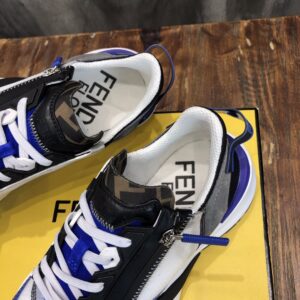 Alternative view of Fendi Flow Sneakers Blue For Men 7E1453