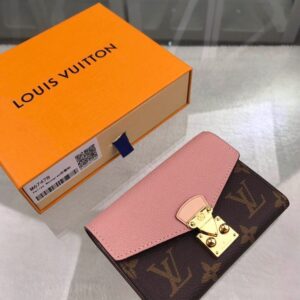 Alternative view of Louis Vuitton Pallas Compact Wallet Combines Monogram Canvas Pink For Women, Women's Wallet 13cm LV M67478