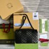 Gucci Marmont Small Matelasse Shoulder Bag Black For Women, Women's Bags 10in/25cm GG - Image 6