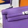 Hermes Kelly 25 Retourne Togo Purple Bag For Women, Women's Handbags, Shoulder Bags 10in/25cm - Image 7