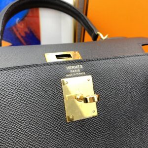 Alternative view of Hermes Kelly 28 Sellier Epsom Black Bag For Women, Women's Handbags, Shoulder Bags 11in/28cm