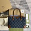 Gucci Ophidia GG Medium Tote Dark Blue And Ivory Eco Washed Organic GG Jacquard Denim For Women 15in/38cm GG 631685 2KQGG 8375 - Image 5