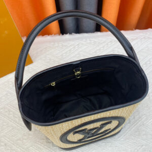 Alternative view of Louis Vuitton Petit Bucket Raffia Beige For Women ‎9.4in/24cm LV M59961