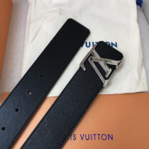 Alternative view of Louis Vuitton Initiales Reversible 40mm Belt Silver Hardware For Men