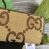 Gucci Diana Jumbo GG Zip Around Wallet With GG Signature Brown For Men 7.5in/19cm GG - Image 7