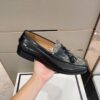 Gucci Men's GG Loafers Horsebit With Tassel Black And Beige For Men 673817 17X30 1063 - Image 3