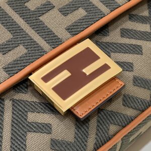 Alternative view of Fendi Baguette Khaki For Women, Women’s Handbags, Shoulder And Crossbody Bags, 10.6in/27cm FF 8BR600