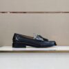 Gucci Men's GG Loafers Horsebit With Tassel Black And Beige For Men 673817 17X30 1063 - Image 7