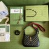 Gucci Jackie 1961 Small Shoulder Bag Black And Ivory GG Denim Jacquard For Women 11in/28cm 678843 UN3AG 1294 - Image 8