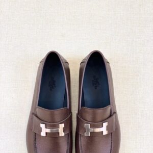 Alternative view of Hermes Paris Loafers Brown For Men