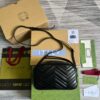 Gucci Marmont Matelasse Shoulder Bag Black For Women, Women's Bags 9.5in/24cm GG - Image 11