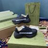 Gucci Men's Rhyton Sneakers With Gucci Band Black For Men 599145 DRW00 1000 - Image 8