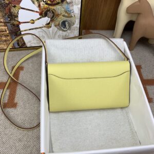 Alternative view of Hermes Constance To Go Long Wallet 8.3in/ 21cm Yellow Silver Hardware Bag For Women