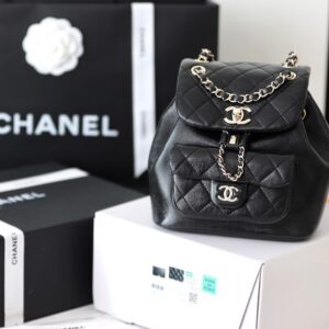 Alternative view of Chanel Backpack 7in/ 18cm Black Gold Hardware For Women