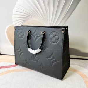 Alternative view of Louis Vuitton Onthego GM Tote Bag 16.1in/ 41cm Monogram Empreinte Black Gold Hardware For Women M44925
