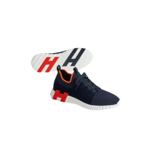 Hermes Depart Slip-On Sneakers Navy Blue For Men H212917ZHI3410