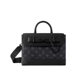 Louis Vuitton Steamer PM Black For Men 9.8in/25cm M46953
