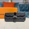 Louis Vuitton 3 Watch Case Damier Graphite Canvas For Men, Men's Bags, Travel Bags 7.9in/20cm LV N41137 - Image 2