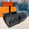 Louis Vuitton 3 Watch Case Damier Graphite Canvas For Men, Men's Bags, Travel Bags 7.9in/20cm LV N41137 - Image 9