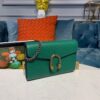 Gucci Dionysus Mini Chain Shoulder Bag 8in/ 20cm Emerald Green Metal Free Tanned Antique Silver Hardware For Women 401231 CAOGX 3120 - Image 4