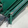 Gucci Dionysus Mini Chain Shoulder Bag 8in/ 20cm Emerald Green Metal Free Tanned Antique Silver Hardware For Women 401231 CAOGX 3120 - Image 8