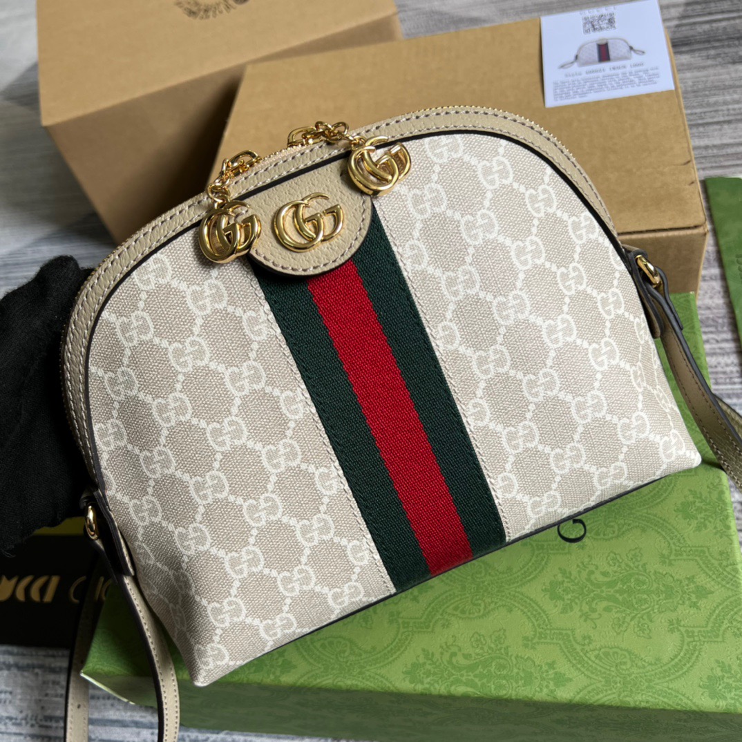 Gucci Ophidia Small GG Shoulder Bag Beige For Women, Women’s Bags 9.2in/24cm GG 499621 UULAG 9682