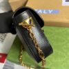 Gucci Horsebit 1955 Lizard Mini Bag Black For Women, Women's Bags 8in/20cm GG - Image 3