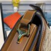 Gucci Horsebit 1955 Shoulder Bag Beige/Ebony GG Supreme Canvas With Brown For Women 9.8in/25cm GG ‎602204 92TCG 8563 - Image 7