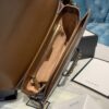 Gucci Horsebit 1955 Shoulder Bag Beige/Ebony GG Supreme Canvas With Brown For Women 9.8in/25cm GG ‎602204 92TCG 8563 - Image 9