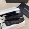 Chanel Ballerina Flats Tweed Black/Gold For Women, Women's Shoes G02819 K4311 - Image 7