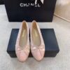 Chanel Ballerina Flats Tweed and Grosgrain Light Pink For Women, Women's Shoes G02819 - Image 2