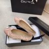 Chanel Ballerina Flats Tweed and Grosgrain Light Pink For Women, Women's Shoes G02819 - Image 9