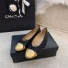 Chanel Ballerina Flats Black/Gold For Women, Women's Shoes G02819 - Image 5