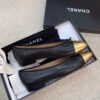 Chanel Ballerina Flats Black/Gold For Women, Women's Shoes G02819 - Image 9