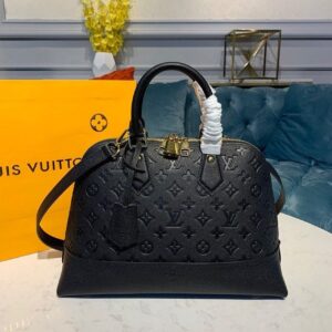Alternative view of Louis Vuitton Neo Alma PM Top Handle Bag 12.5in/ 32cm Monogram Empreinte Black Canvas Gold Hardware M44832