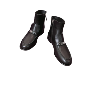 Hermes Kelsy Ankle Boots Noir For Women H251005Z 02355