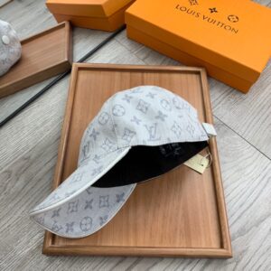 Alternative view of Louis Vuitton Monogram Jacquard Denim Cap Grey LV Cap
