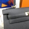 Hermes Kelly 28 Sellier Epsom Black Bag For Women, Women's Handbags, Shoulder Bags 11in/28cm - Image 7