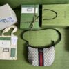 Gucci Ophidia GG Small Shoulder Bag Beige And Blue GG Supreme Canvas For Women 12in/30cm 598125 2ZGMN 4076 - Image 8