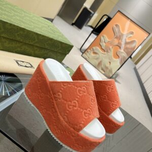 Alternative view of Gucci Women's GG Platform Sandal Orange For Women GG