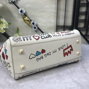 Alternative view of Dolce & Gabbana Medium Sicily Handbag Unique Print Motifs Muticolour For Women 10.2in/26cm DG