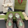 Gucci Men's GG Slipper With Horsebit Brown in Pineapple Print For Men GG Shoes ‎694249 - Image 9