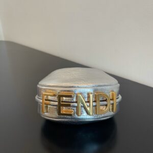 Alternative view of Fendi Nano Fendigraphy Silver For Women, Women's Handbags 6.7in/17cm FF 7AS089AISPF1HIC