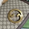 Gucci Blondie Medium Shoulder Bag 11.4in/ 29cm Beige/ Ebony GG Supreme Canvas Gold Hardware For Women ‎699210 96IWG 8745 - Image 17