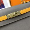 Hermes Kelly 28 Sellier Epsom Dark Grey/Yellow Bag For Women, Women's Handbags, Shoulder Bags 11in/28cm - Image 2