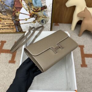Alternative view of Hermes Constance To Go Long Wallet 8.3in/ 21cm Brown Silver Hardware For Women