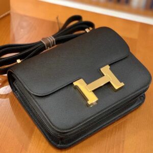 Alternative view of Hermes Constance 23 Epsom Black For Women, Women's Handbags, Shoulder Bags 9in/23cm