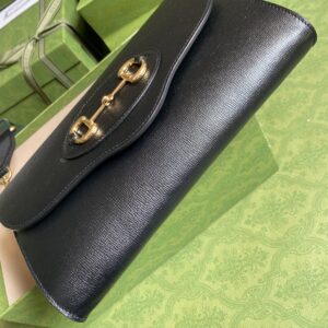 Alternative view of Gucci Horsebit 1955 Small Bag Black For Women 10.2in/26cm 677286 18YSX 1060