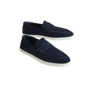 Hermes Job Loafers Marine For Men H242935ZAI2390